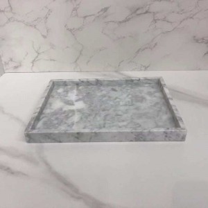 Klassisk ægtenaturligt marmor badeværelse tilbehør sæt