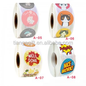 High-end og smukke brugerdefinerede etiketter