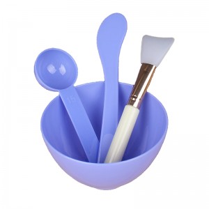 DIY FACEMASK MIXING TOOL, SILICONE FACIAL MASK MIXING BOWL SET