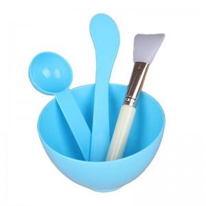 DIY FACEMASK MIXING TOOL, SILICONE FACIAL MASK MIXING BOWL SET