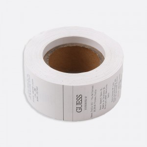 Hot Sell Ny produkt tilpasset beklædningsgenstand tilbehør skærm tøj satin vævet etiketter til tøj hat sko