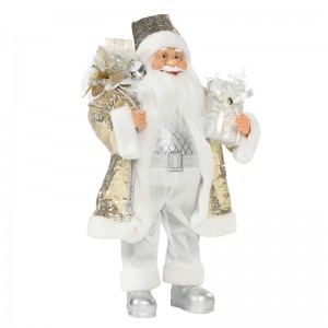 30 ~ 110cm Jul Santa Claus Ornament Deluxe Decoration Festival Holiday Figurine Collection Traditional Xmas