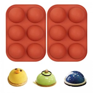 Semi rund form silikone skimmel, bageform