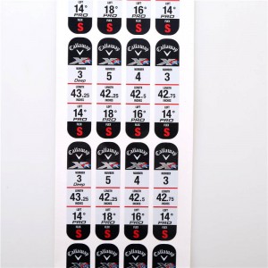 Golf Club tilpasset etiketter