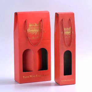High-end og smuk rødvinemballage boks