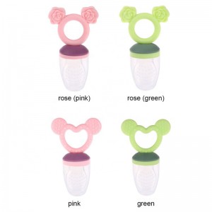 Silikone baby frugt mad feeder pacifier, spædbarn frugt tænder teether legetøj