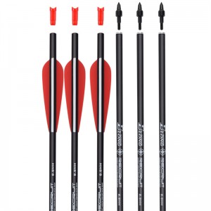 Elongarrow 116048 20inches 7.62 * 8.8mm Rollfiberglass Bolts til Crossbow Udendørs jagt