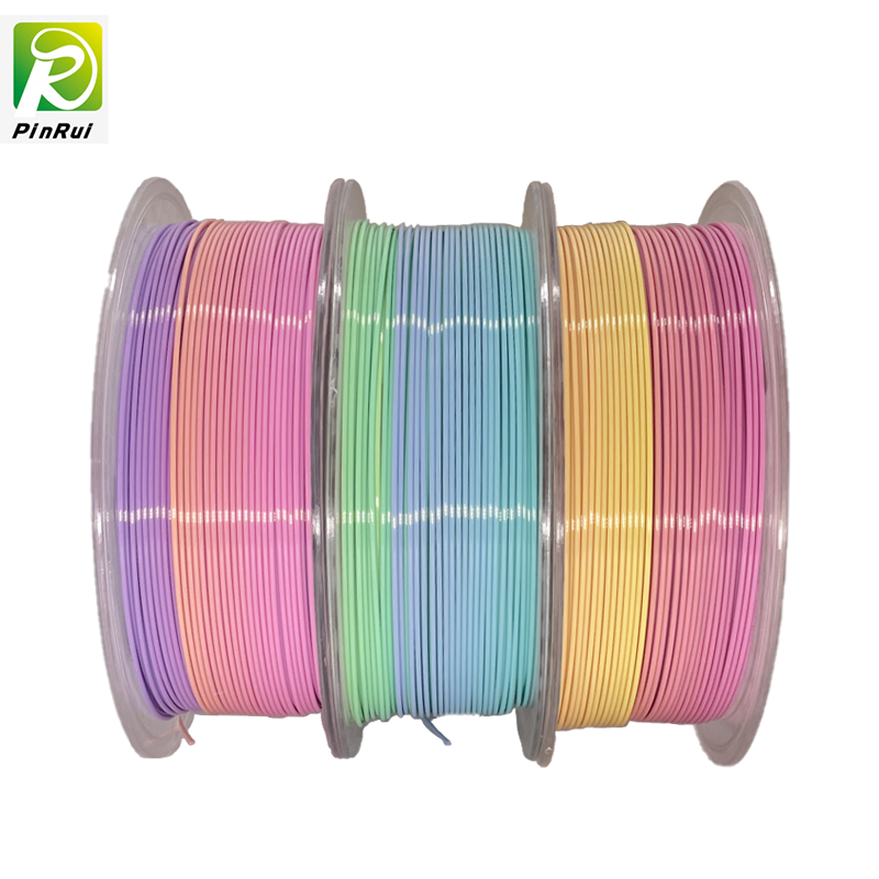 Pinrui 3D-printer 1.75mm PLA Rainbow Filament til 3D-printer