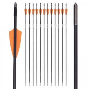 Elongarrow 113157-01 30inches 6mm Bueskydning Youth Bow Recurve Bow Fiberglass Arrow