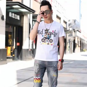 Strikket Digital Crewneck T-Shirt
