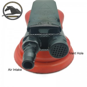 6 i luft tilfældige orbital sander ikke-vakuum modeller industriel klasse