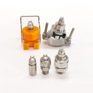 Rustfrit stål flad fan dyse