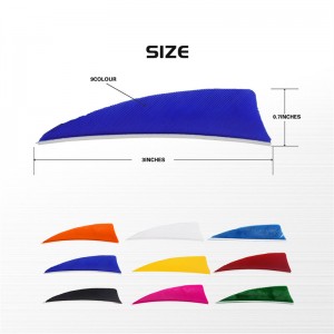 Elongarrow 172313 3inches Shield Turkey Feather til bueskydning pile