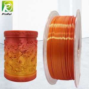 Pinrui Højkvalitets Red-Gold Rainbow 1.75mm 3D-printer PLA-filament