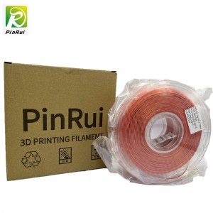 Pinrui Højkvalitets Red-Gold Rainbow 1.75mm 3D-printer PLA-filament