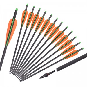 Elongarrow 16/17/18/20/22inches bueskydning crossbow jagt carbon pil bolte