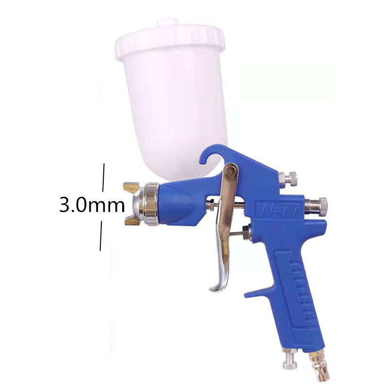W-77 Air Spray Gun 2.0/2.5/3.0 mm Dysen OEM Factory Plastic Metal Høj effektivitet Athéizing Pneumatic Paint Tools til bil og møbler