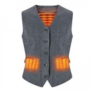 Nyt trendprodukt i Amazon, Battery Power Heated Waistcoat til mænd