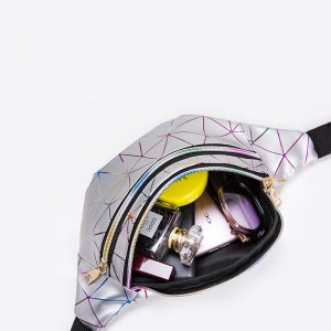 Kvinder Mode Stor Space Vandtæt Travel Bag PVC Fanny Pack Vandtæt Waist Bag