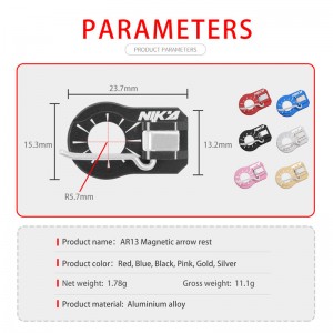 Elongarrow 25ar13 Bueskydning Recurve Bow Aluminum Arrow Rest