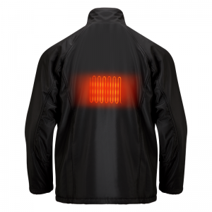 Ny stil opvarmet jakke til mænd, afslappet frakke til vinter iført