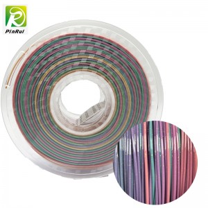 Pinrui Glitter PLA 1.75mm 3D Printer Filament Sparkle Twinkling Rainbow Color