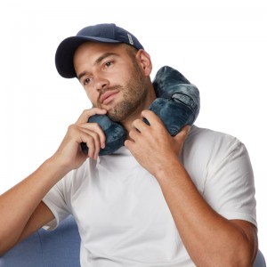 Opvarmetnakkepude til rejser, bærbar hoved Cervikal Support Rest Pude twist