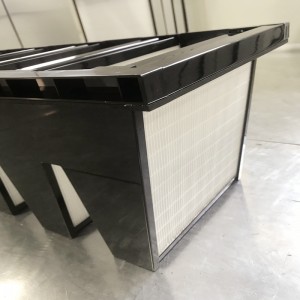 Medium effektivitet F7 Plastramme 592 x 592x 292mm Mini-Plisseret Compact 4 V Bank HVAC Air Filter