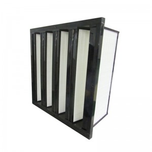 Klimaanlæg F5 F6 F7 F8 V Bank Medium Efficiency HVAC Air Filters (592x287x292mm)