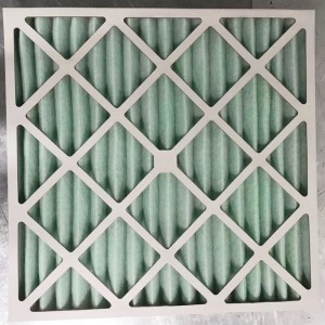 MERV8 Papirramme Primær Effektivitet Pre Panel HVAC Air Filter til husdyr&Pig Farm