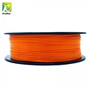 Pinrui Højkvalitets 1kg 3D PLA Printer Filament Orange Farve