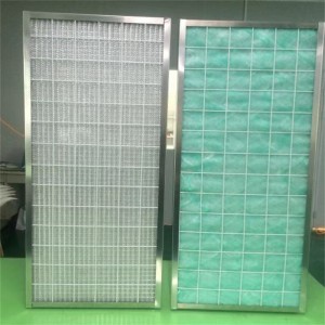 Kommercielt køkkenområde Hood Metal Mesh Fedtfilter/aluminum Vaskbar Plisset Panel Pre HVAC Filter