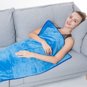 Elektrisk opvarmet tæppe, opvarmet fleece rejse tæppe til biler, lastbiler, SUV \'s