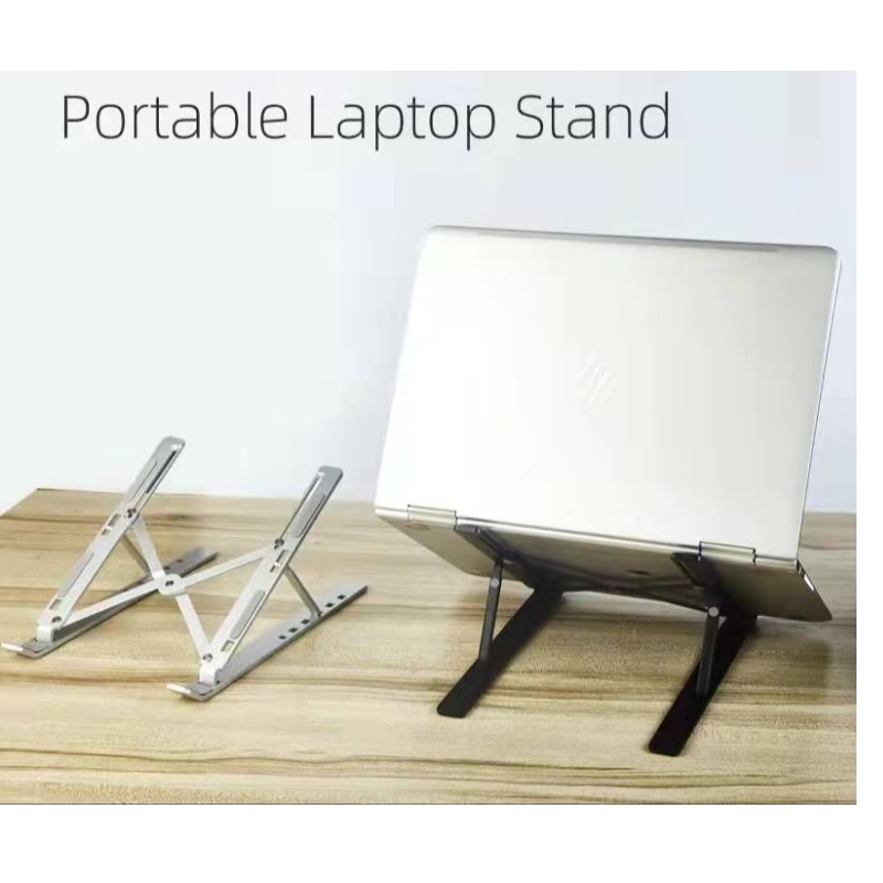 Laptop Stand Tablet Aluminum Alloy Computer Stand Folding Lift Desktop Vertikal Monitor Kølestativ