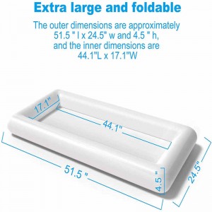 oppustelig hvid isbar, isflåd, oppustelig pool
