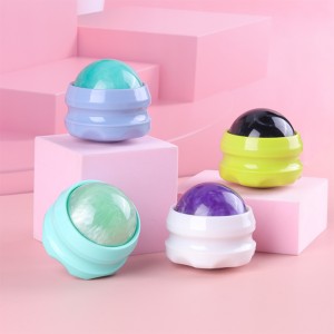 Massage Roller Ball, Ice Therapy Tight and Sore Muscles Relief Massager, lindring af muskelspænding og smertelindring egnet tilnakke, ryg, skuldre, arme, ben, lår