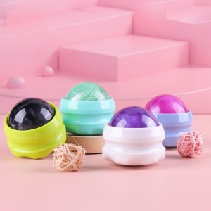 Massage Roller Ball, Ice Therapy Tight and Sore Muscles Relief Massager, lindring af muskelspænding og smertelindring egnet tilnakke, ryg, skuldre, arme, ben, lår