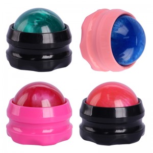 Massage Roller Ball, Ice Therapy Tight and Sore Muscles Relief Massager, lindring af muskelspænding og smertelindring egnet tilnakke, ryg, skuldre, arme, ben, lår