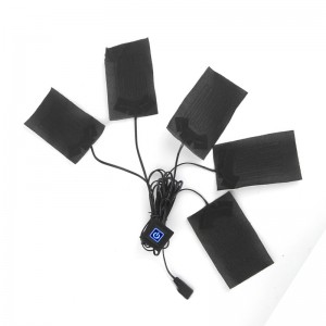 Producent Højkvalitets 5V 7.4V Elektrisk kulfiber til tøjjakke