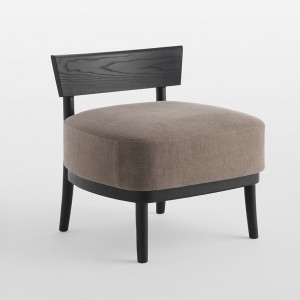 Moderne designmøbler sæt polstret hjem lounge træ ramme accent enkelt sofa stol