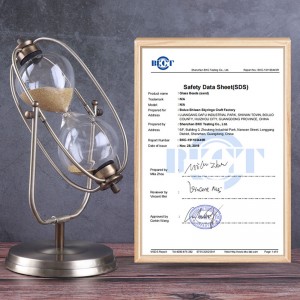 Timer metal roterende sand ur europæisk stil stue dekoration ornamenter fødselsdagsgave 30/60 min tid timeglas