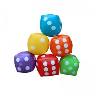 Specialfremstillede oppustelige terninger Storblæsningskub, poolfestdekoration