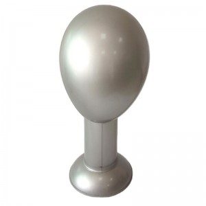 Alston oppustelig PVC High Head Mold Cap Holder Wig tørklæde Hat Display Props Shooting Tools