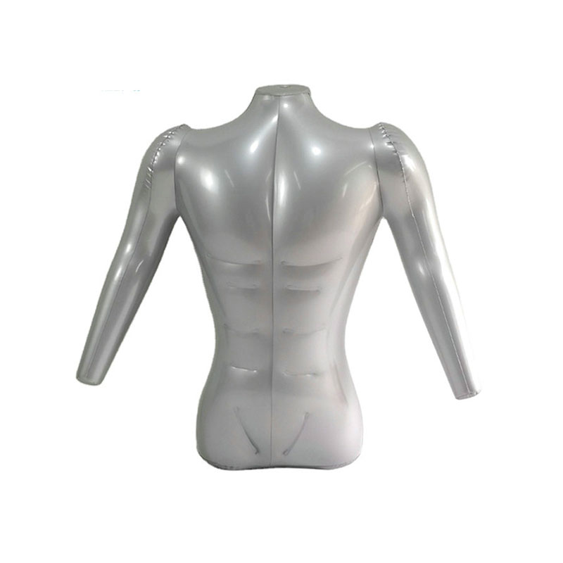 1008#Men \\\\\\ 's shirt display stand, mandlig model oppustelig mannequin