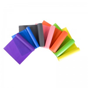 Træningsbånd, lange modstandsbånd, Sport Yoga Elastic Bands Natural Latex Elastisk træningsudstyr til fysioterapi, Pilates, Stretch, Yoga, styrketræningstræning.