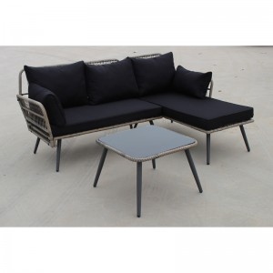 Stål 3stk KD Sofa Set N-005KD