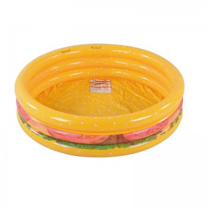 Kiddie -pool, oppustelig pool til børn, vandmelon svømmende ring