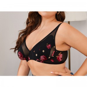 Rose Print Sexet One Pieus Plus Size Lingerie Wholesale