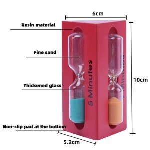 3-i-1 3/5/7 minutters trekantet træ sandtime timeglas børn ser ur timer sandglass boligdekoration ampulheta hemmelig gave