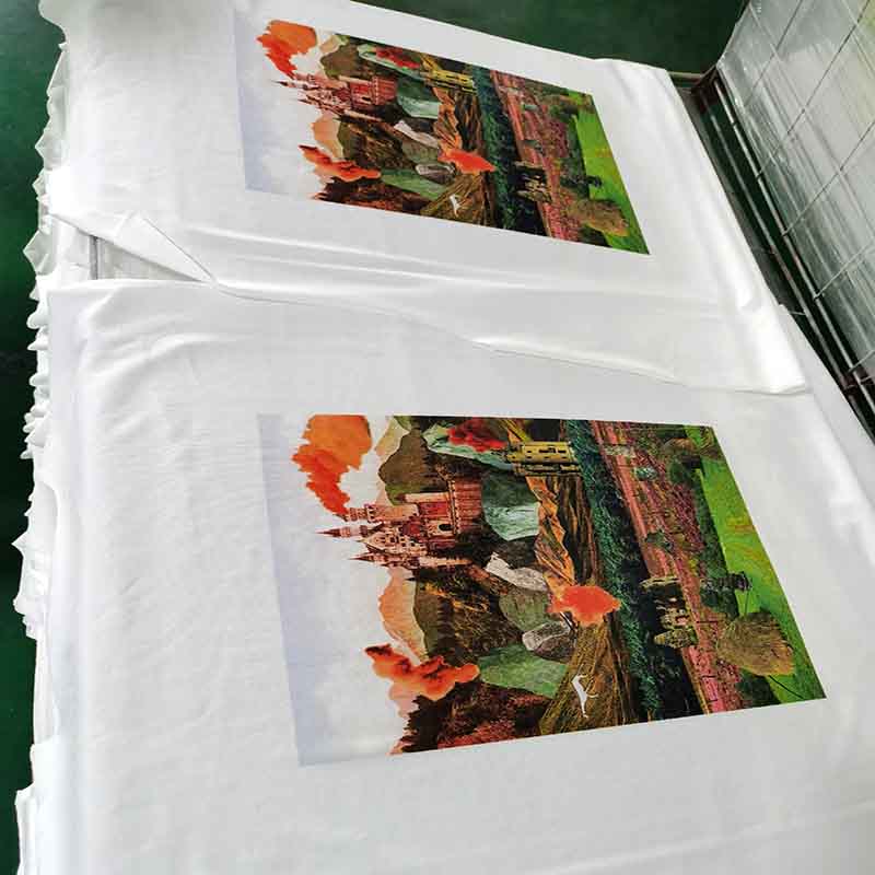 Kangli White Ink Digital Print T-shirt
